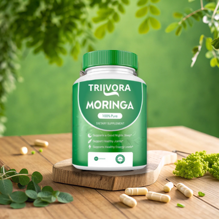 Complément à base de feuilles de Moringa